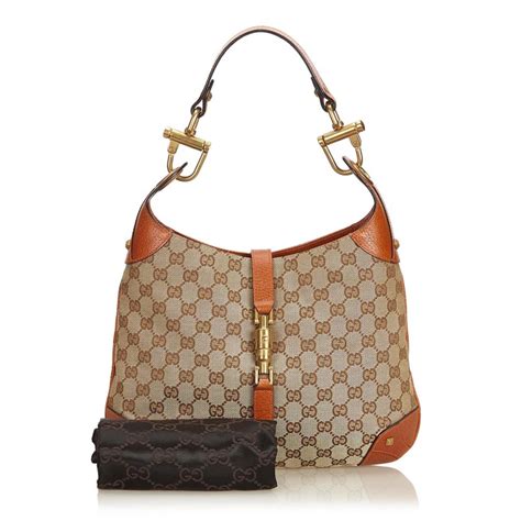 gucci jacquard bag|Gucci jackie bag used.